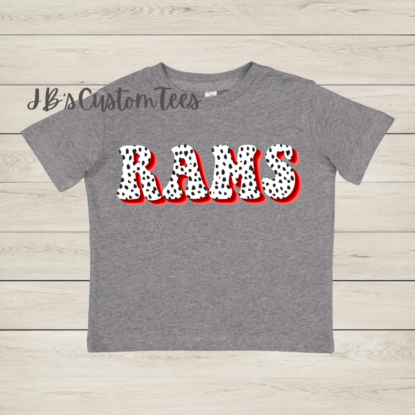 Owasso Rams Grey Toddler Tee - Rabbit Skins