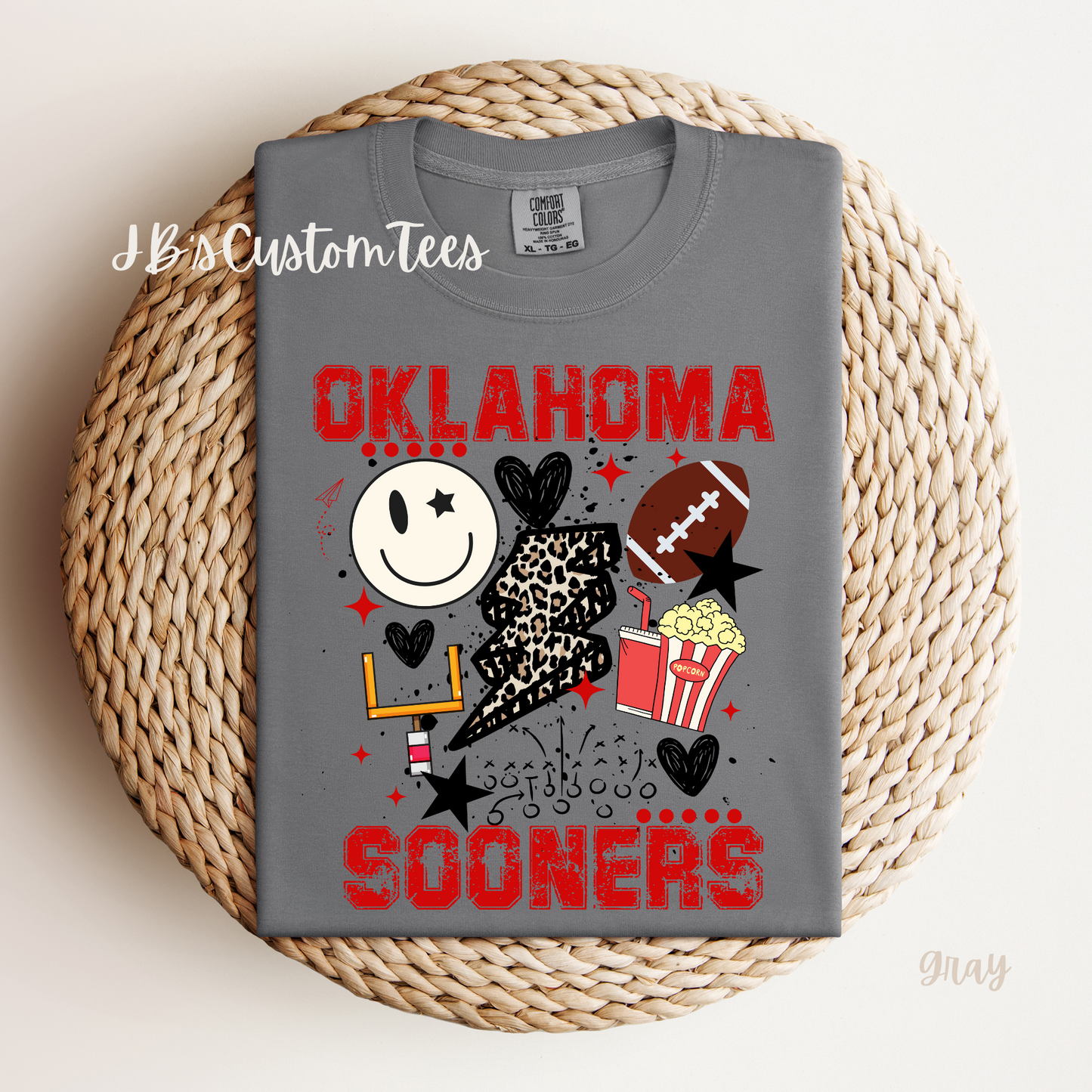 OK Sooners Comfort Colors Tee