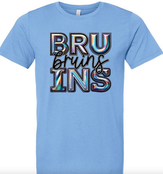 Bubble Iridescent Bruins Tee/Sweatshirt