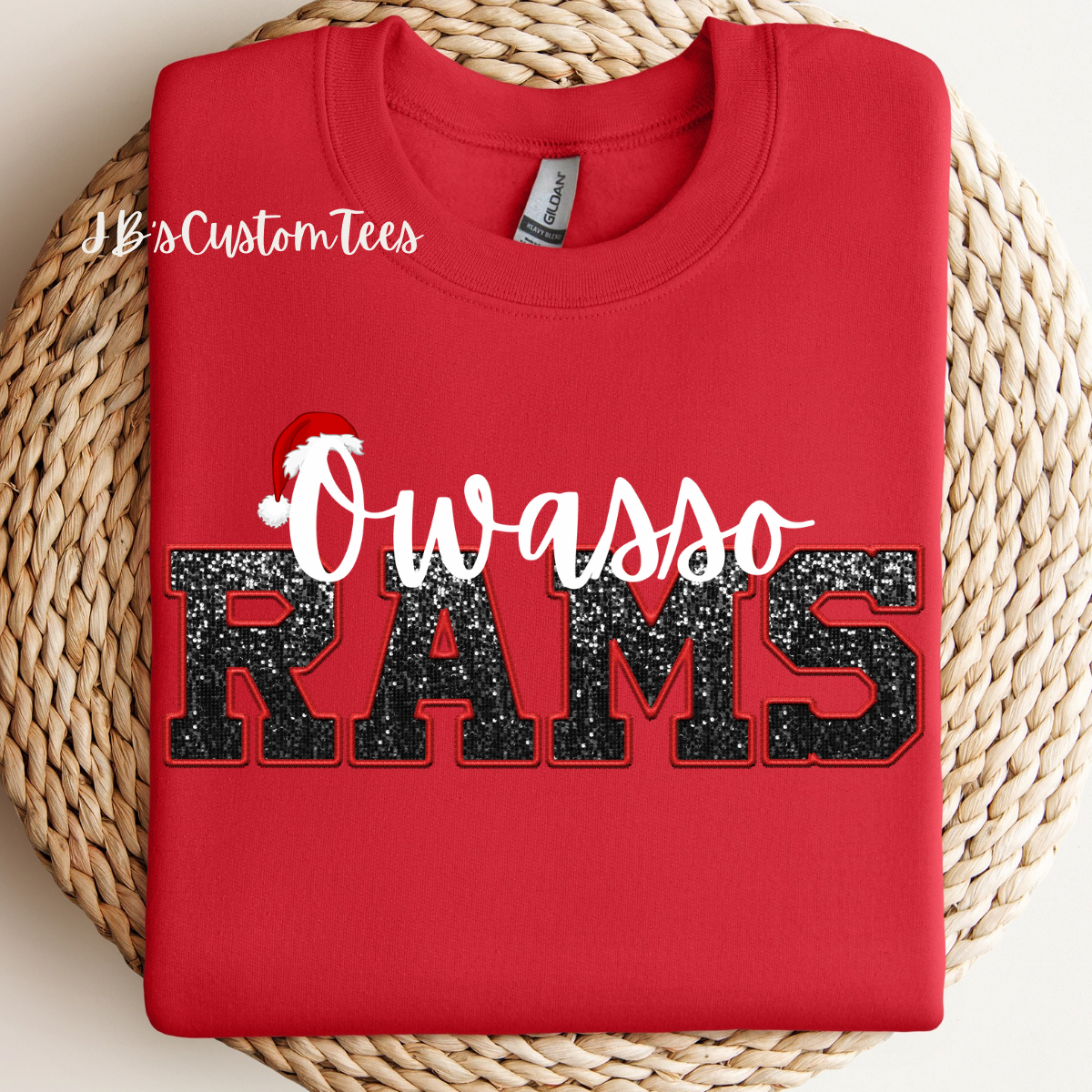 Owasso Rams Christmas Sweatshirt