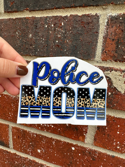 Police Mom Decal