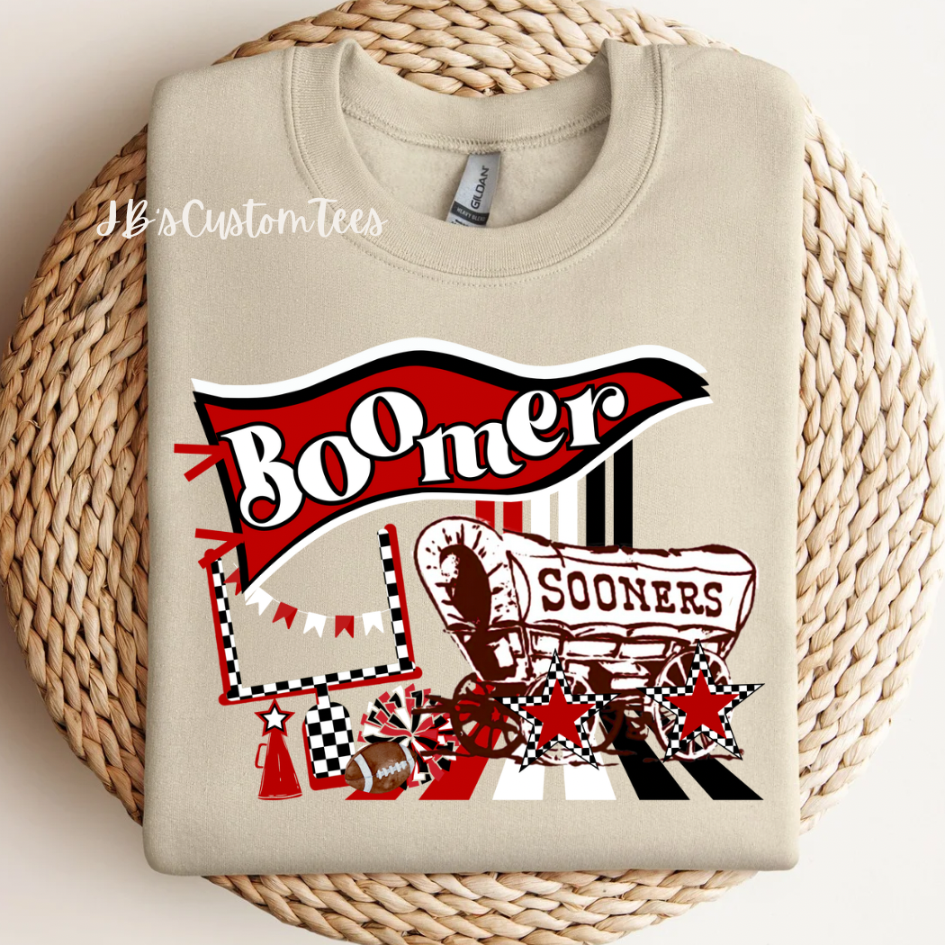 Retro Sooners & Cowboys Sweatshirt