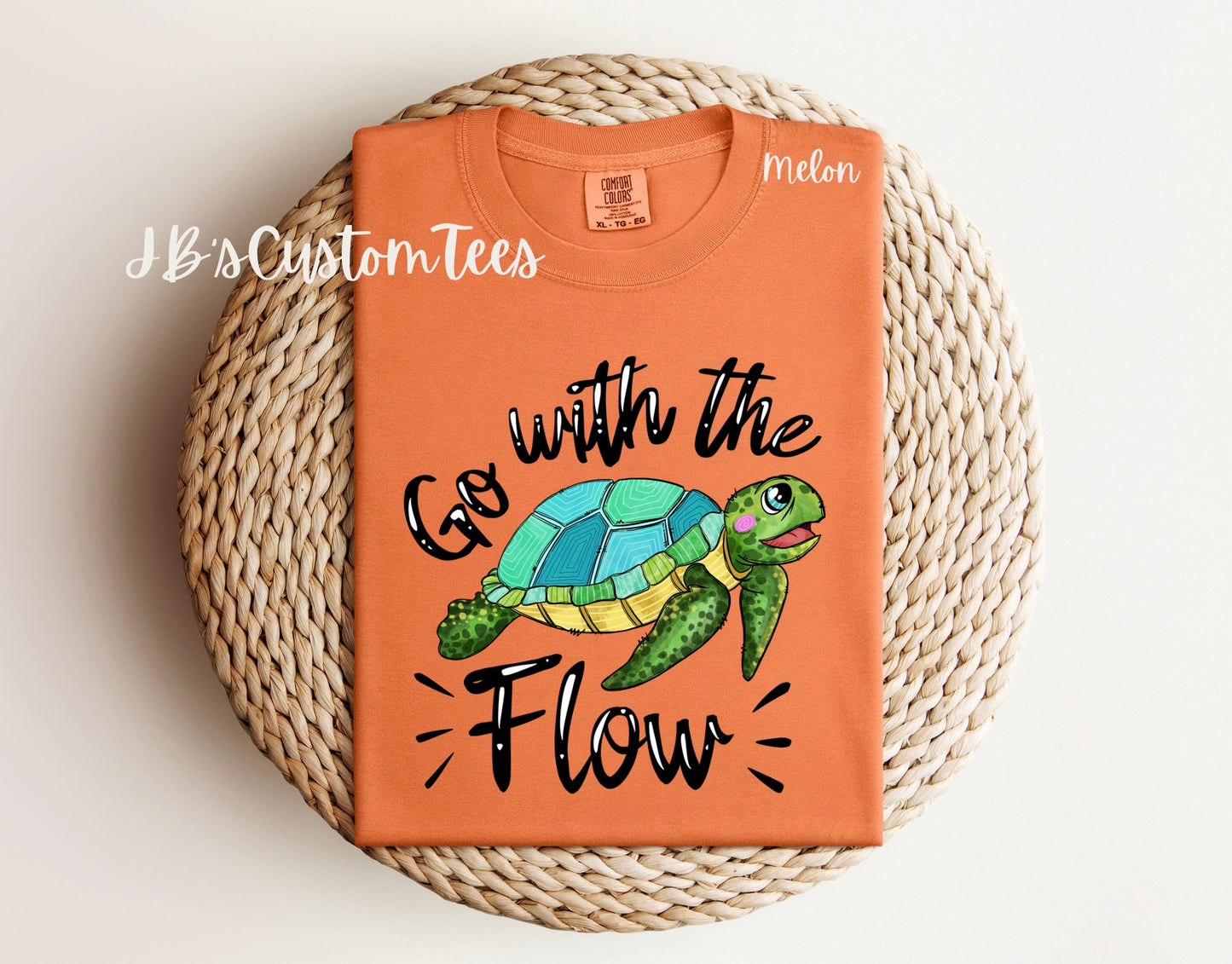 Go With The Flow Comfort Colors Tee