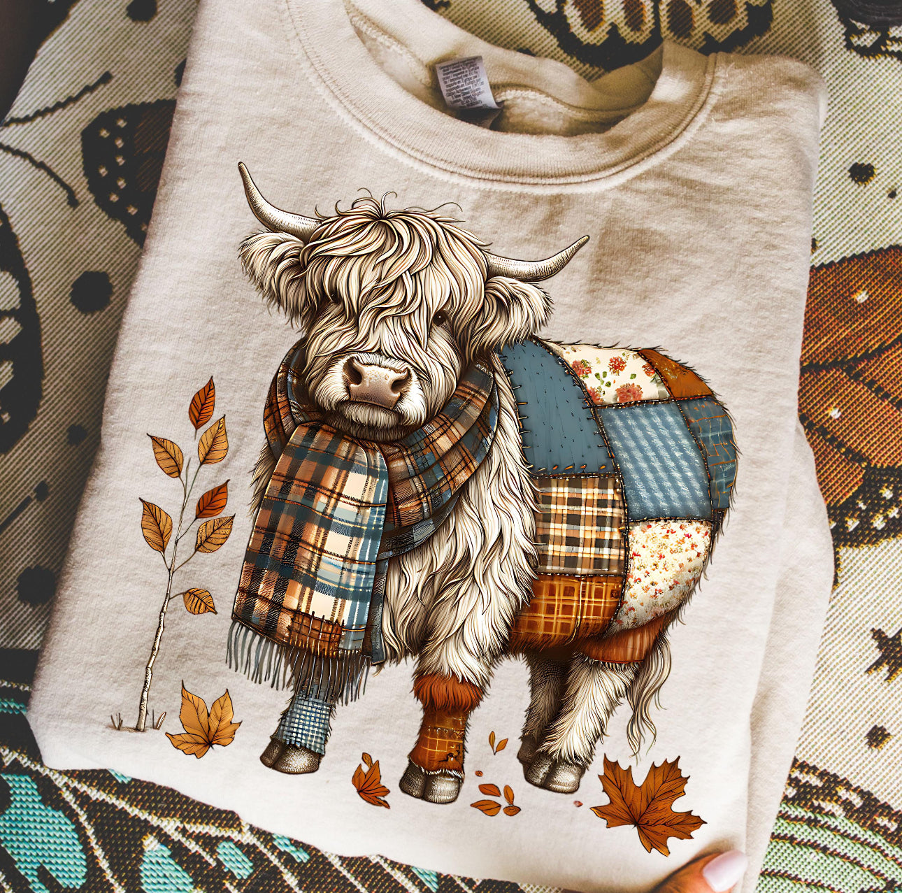 Autumn Patchwork Cow