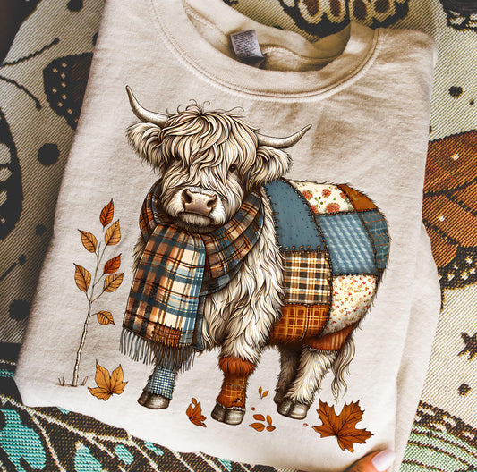 Autumn Patchwork Cow