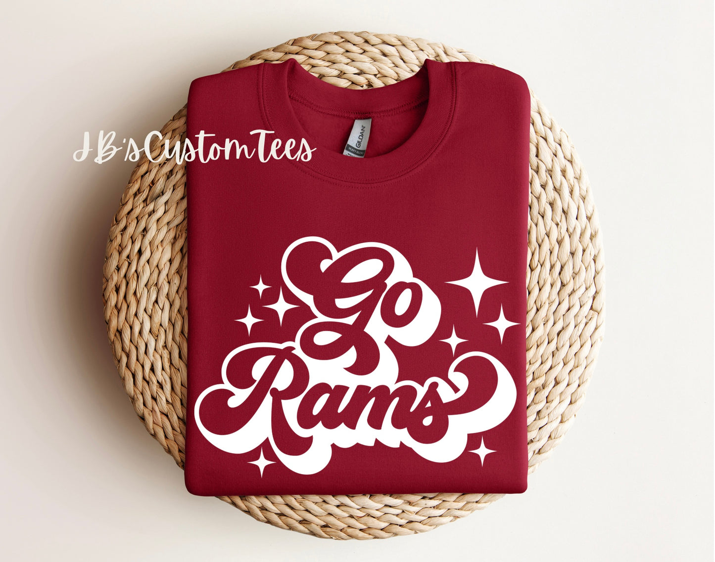 Retro Go Rams T-Shirt & Crewneck