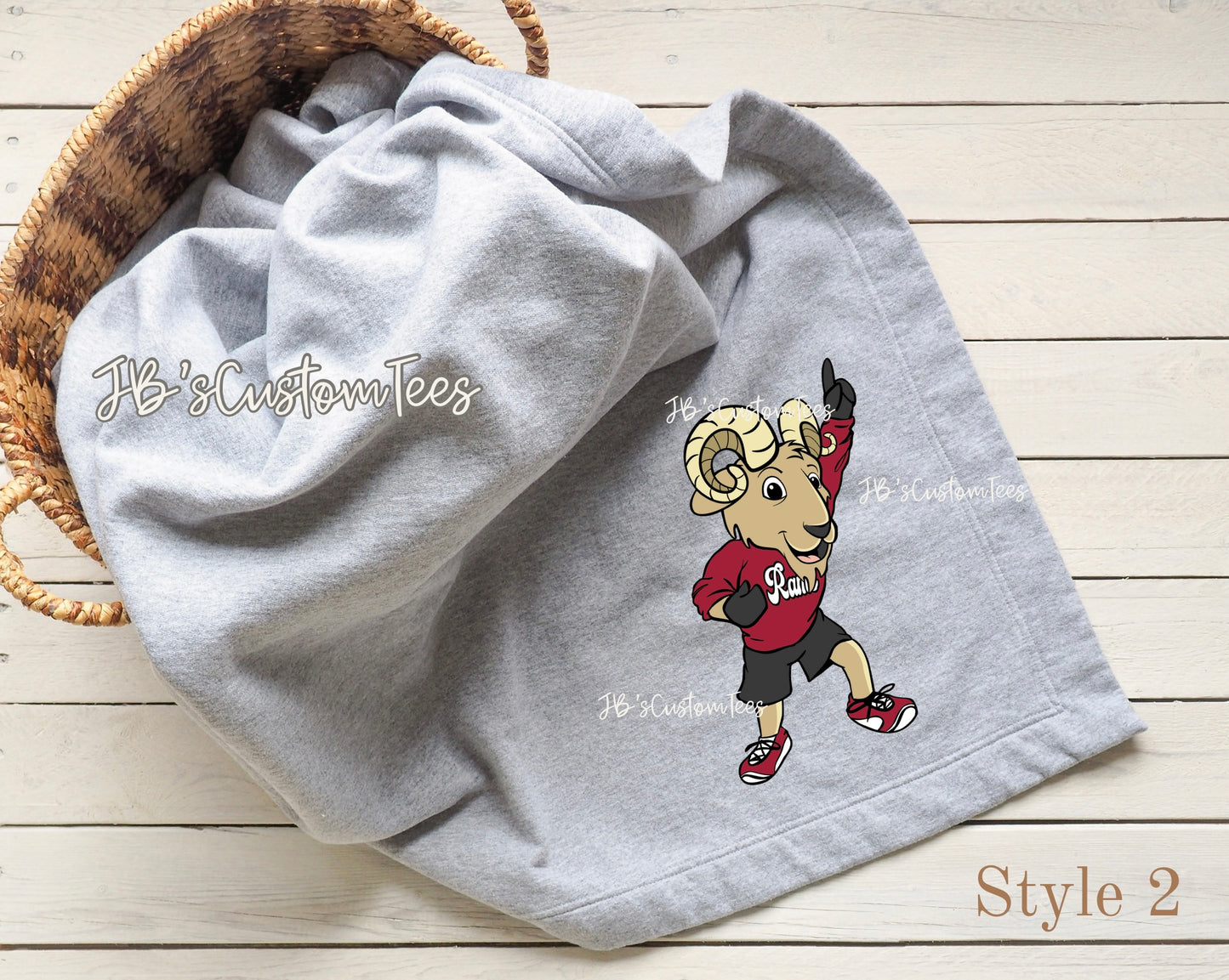 Sport Grey Stadium Blanket