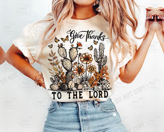 Give Thanks To The Lord