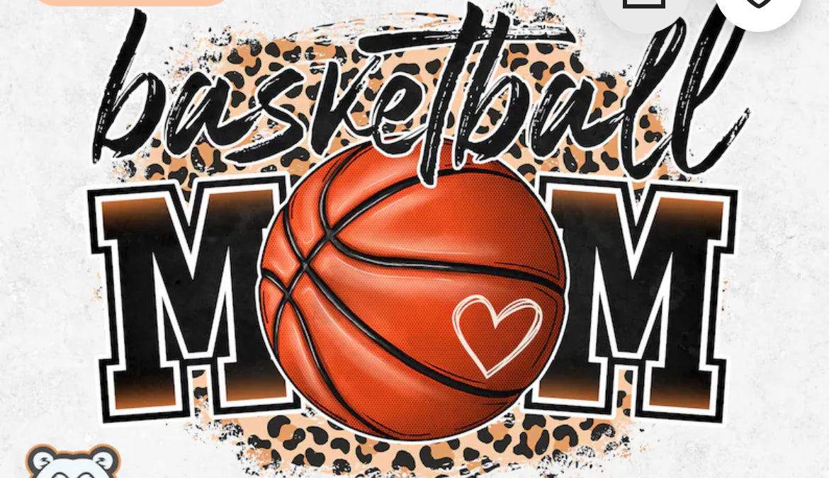 Leopard Basketball Mom Gildan Sweatshirt