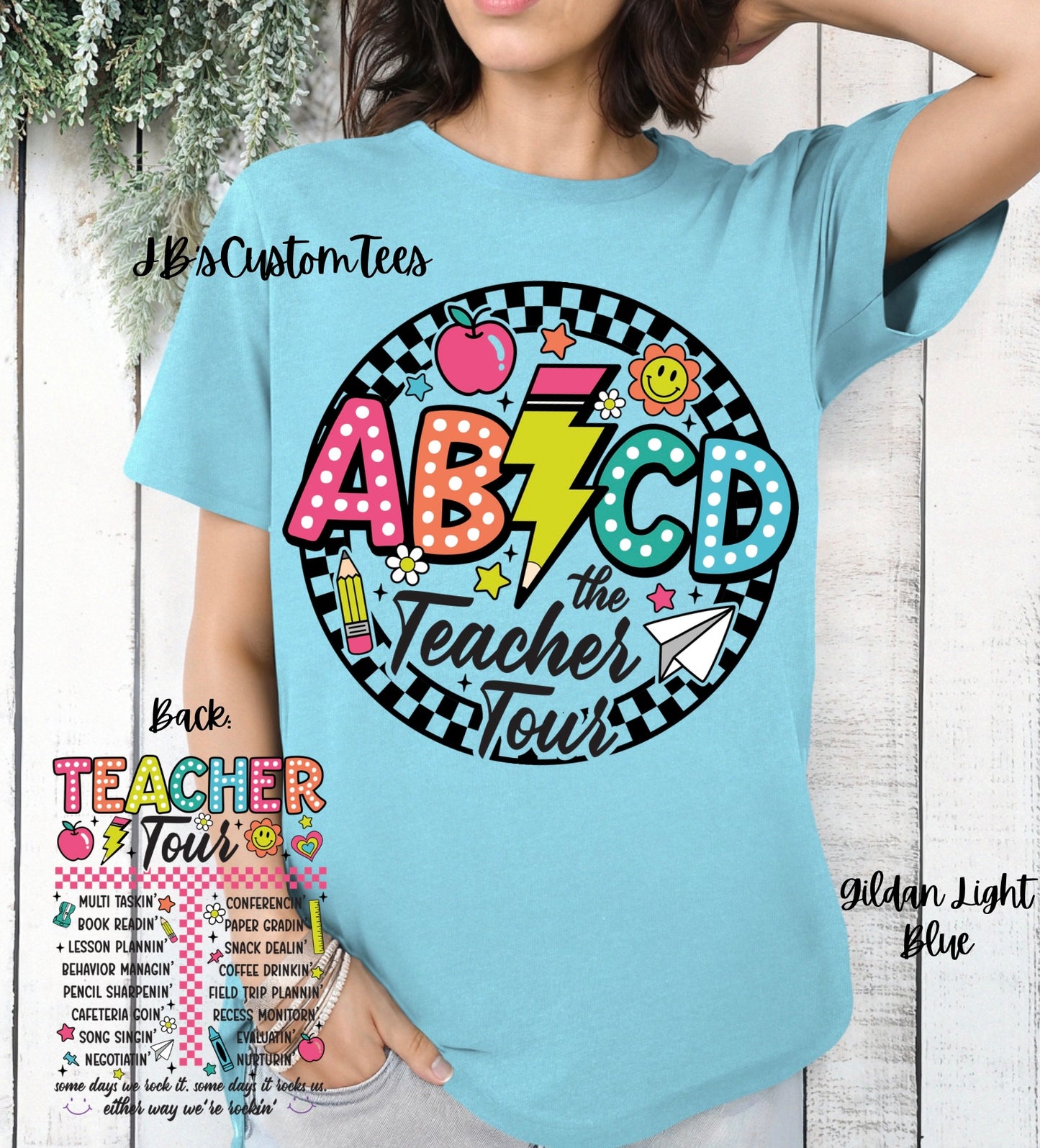 AB⚡️CD Teacher Tour Tee/Sweatshirt