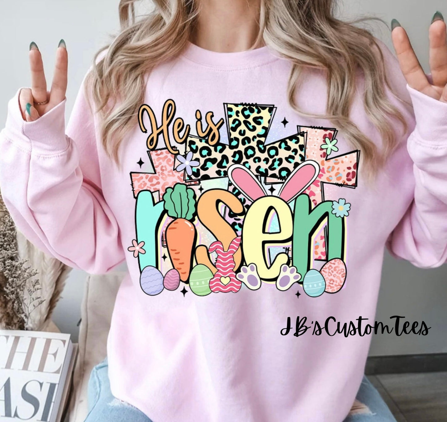 He is Risen Crewneck - Easter