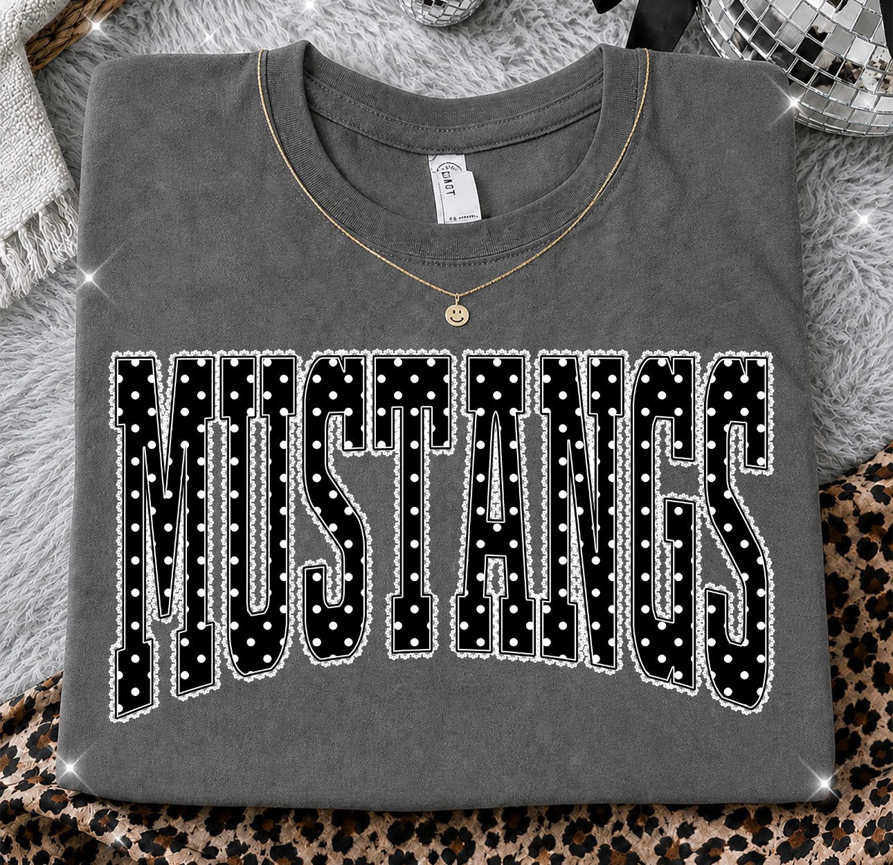 Polka Dot Lace Mustangs