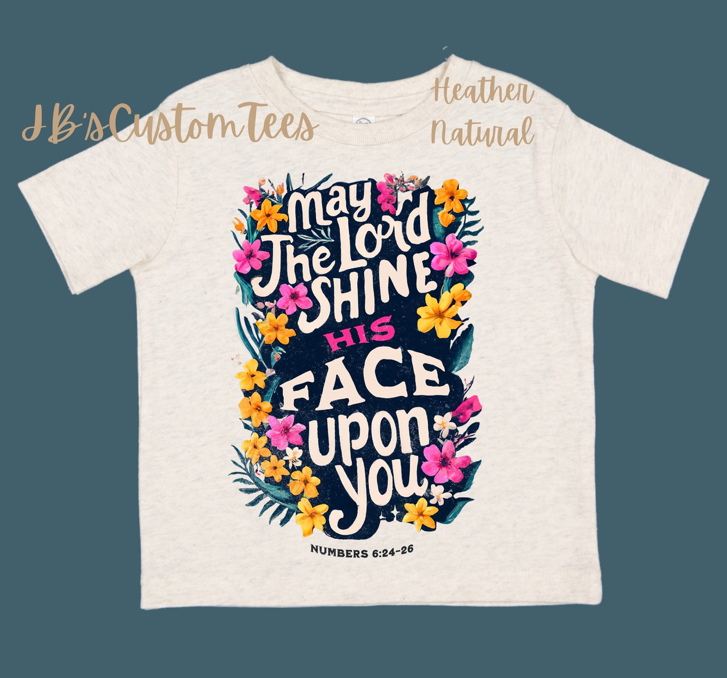 May The Lord Shine His Face Upon You Toddler Tee - Rabbit Skins