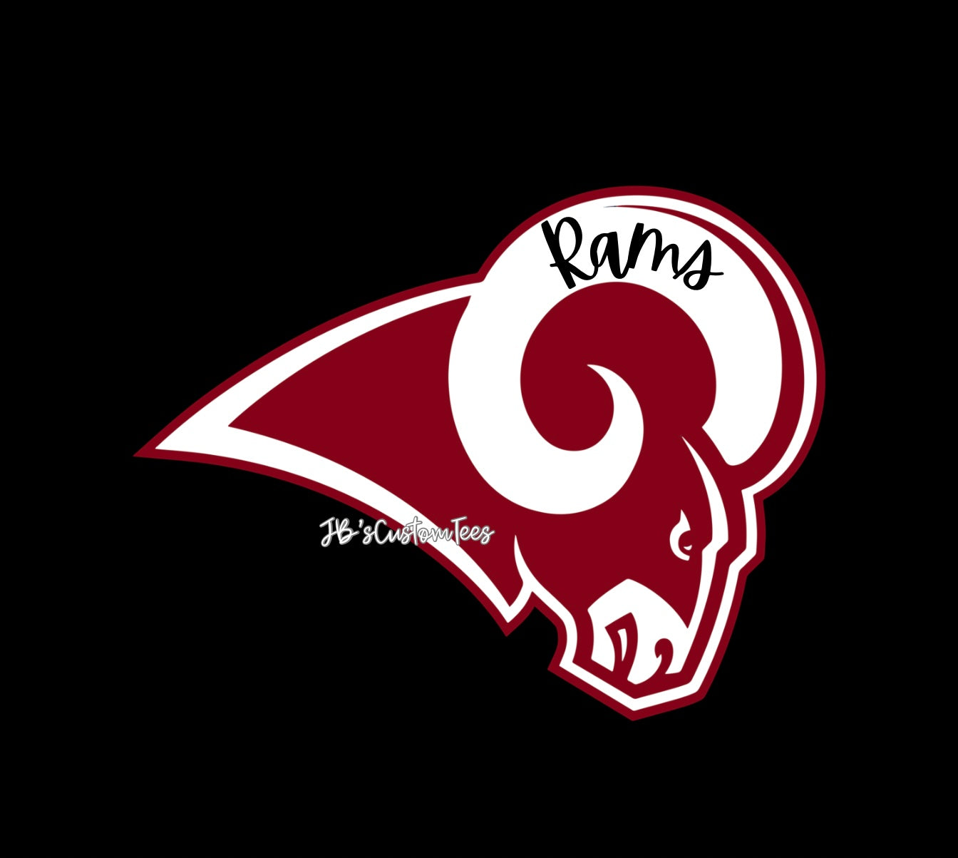 Rams Decal