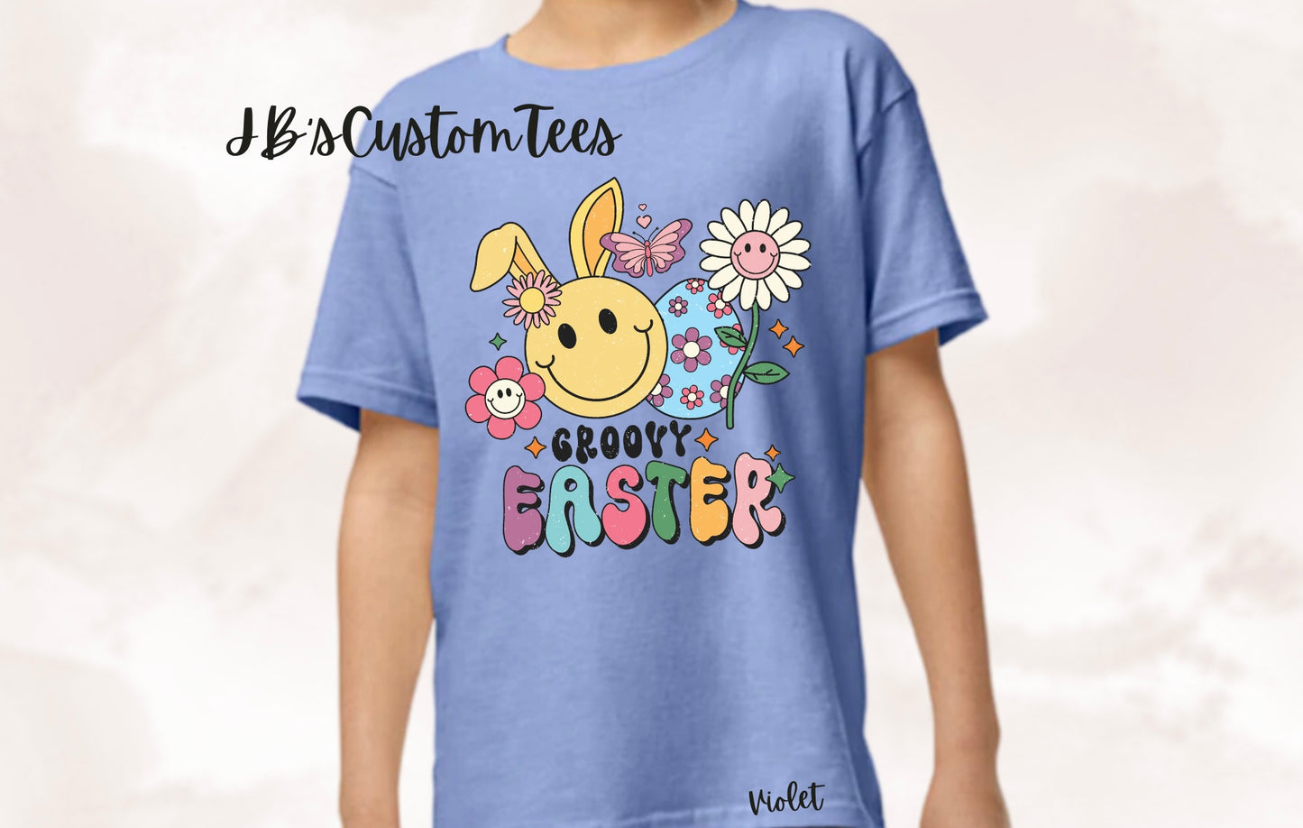 Violet Easter Youth Gildan Tee