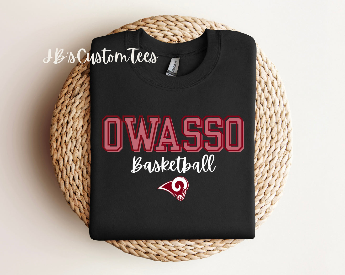 Owasso Basketball Gildan Sweatshirt