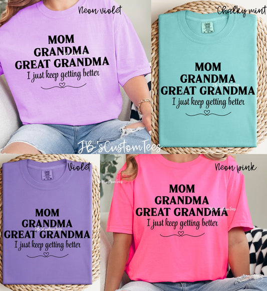 Mom, Grandma, Great Grandma