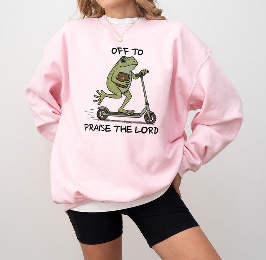 Off to praise the Lord!