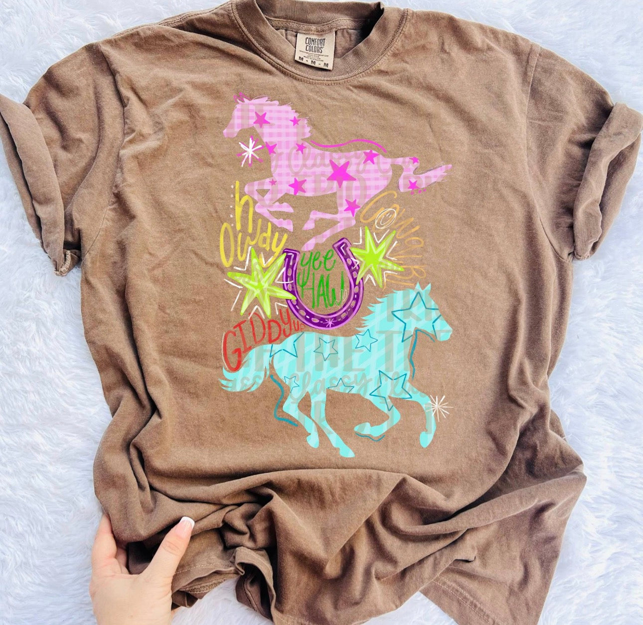 Y2K Preppy Doodle Horse