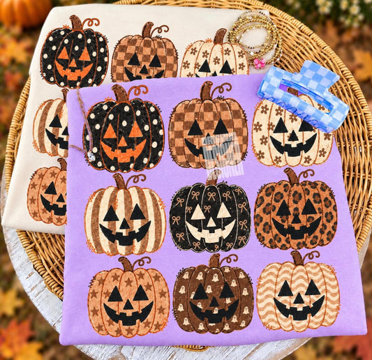 Preppy Halloween Pumpkin