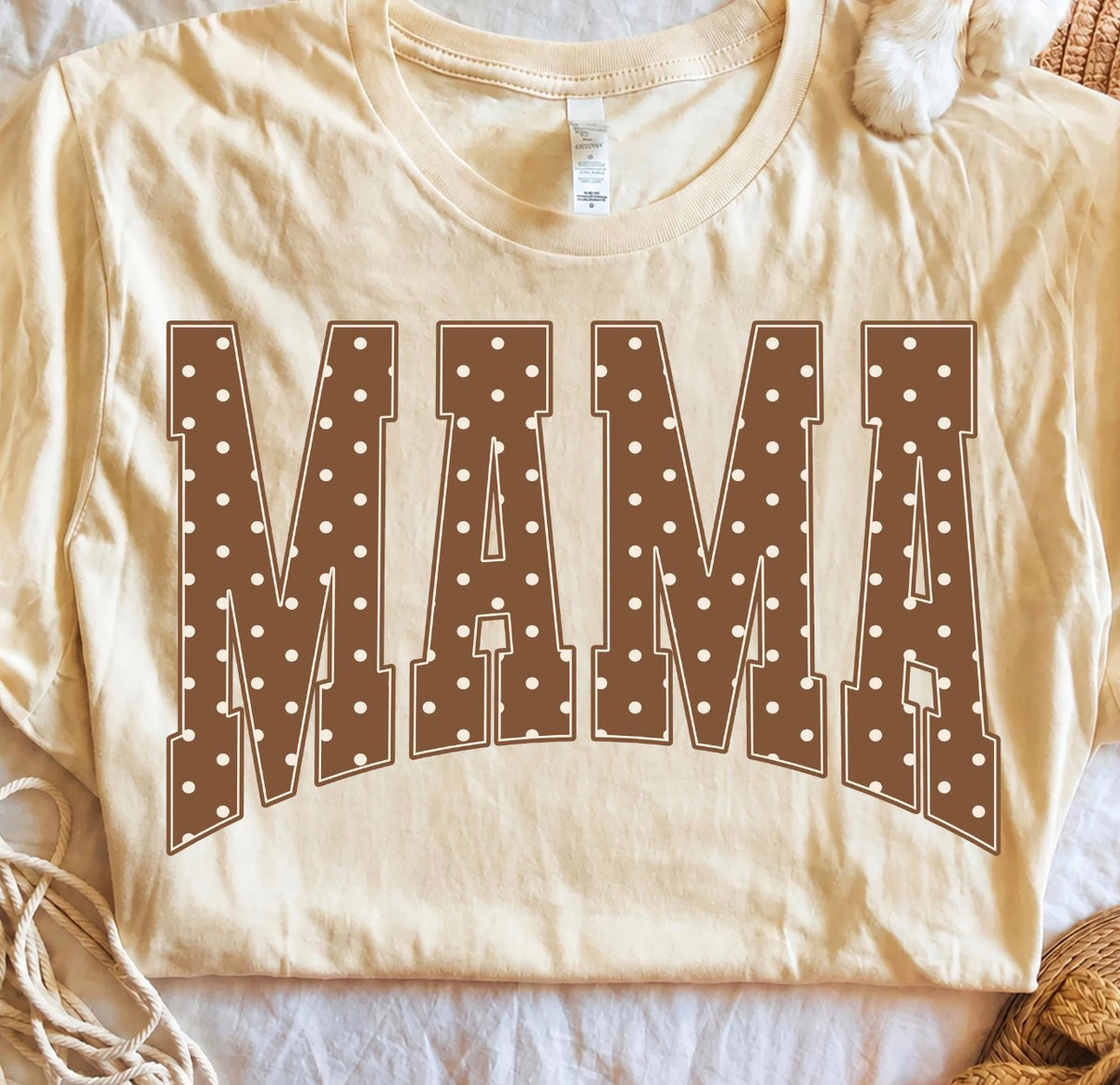 Brown Polka Dot Mama