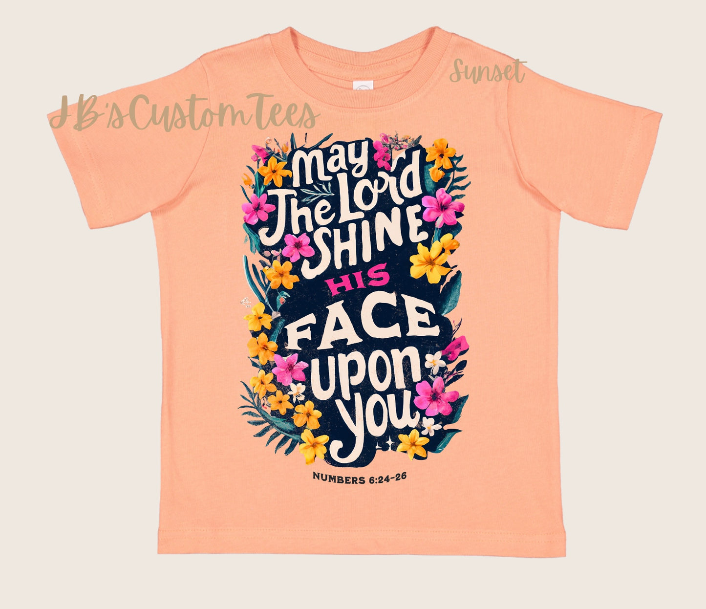 May The Lord Shine His Face Upon You Toddler Tee - Rabbit Skins