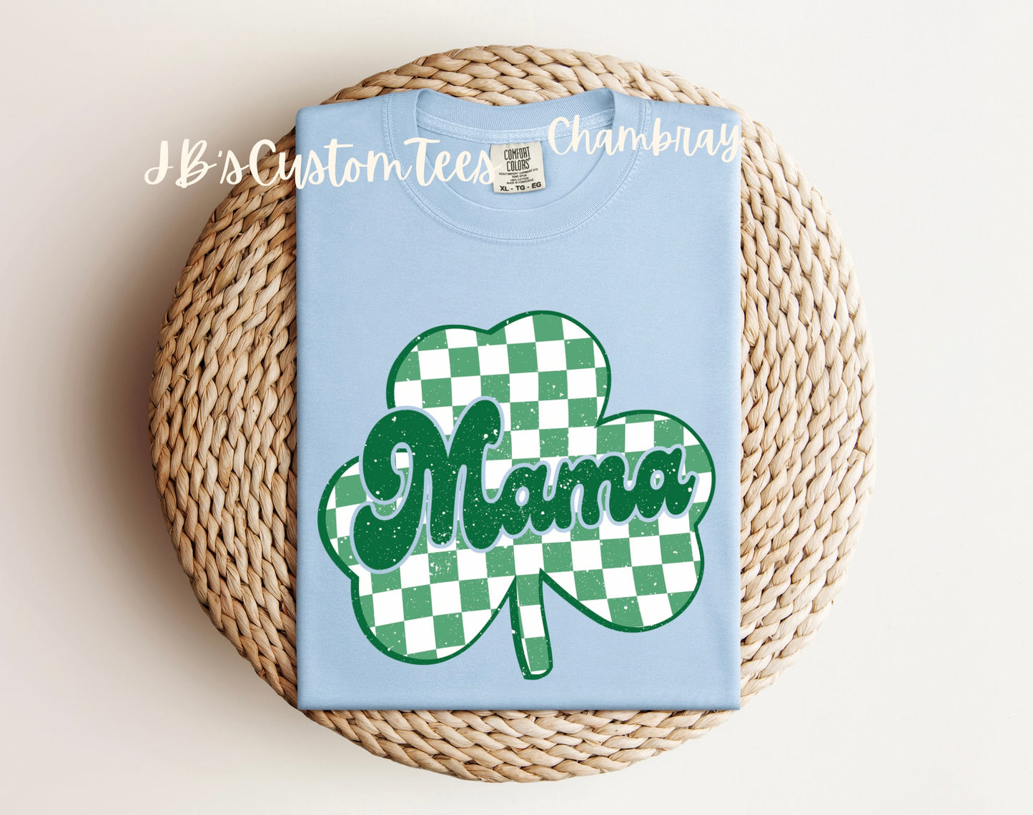 Checkered Mama/Mini Shamrock