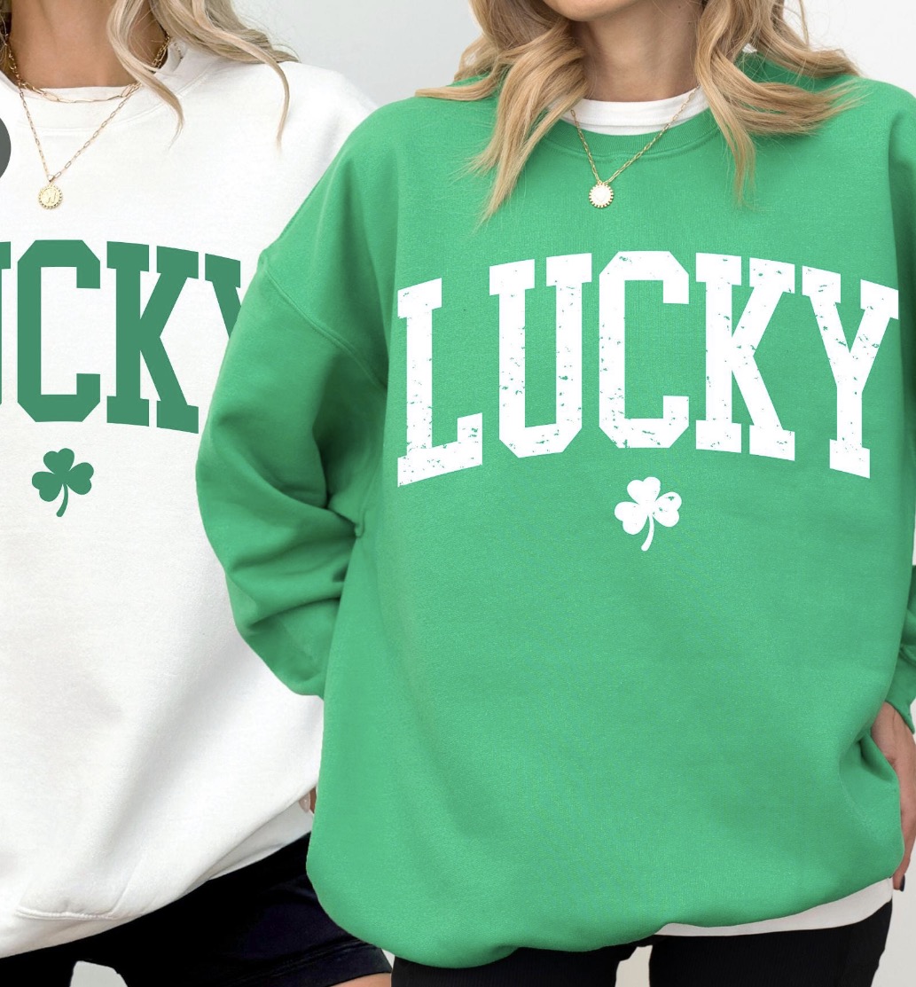 Varsity Distressed Lucky