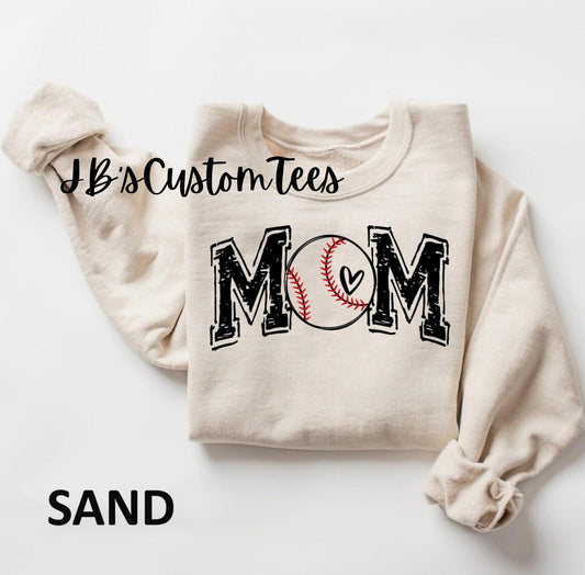 Baseball Mom Gildan Sweatshirt