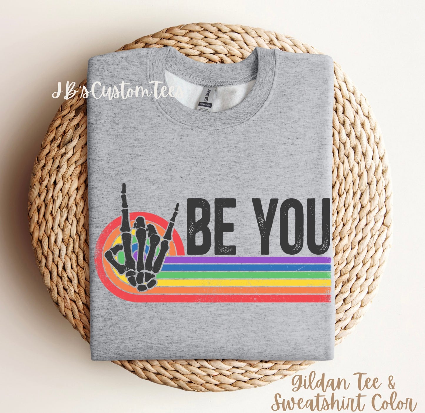 Be You Grey Tee/Sweatshirt