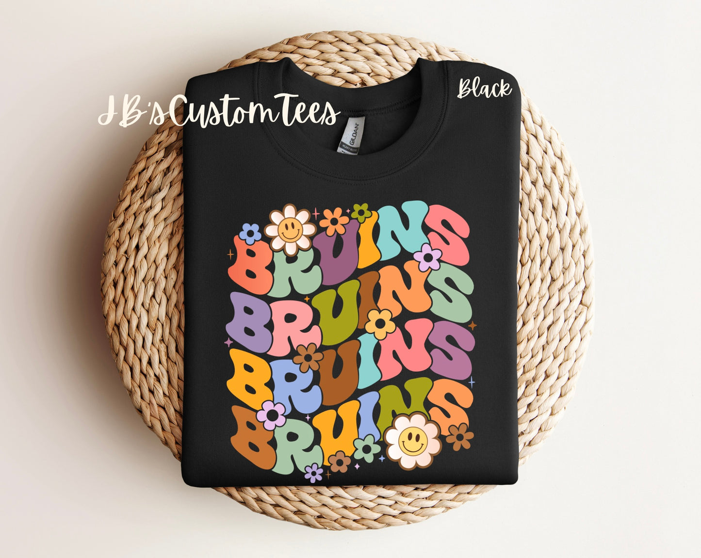 Floral Bruins Crewneck