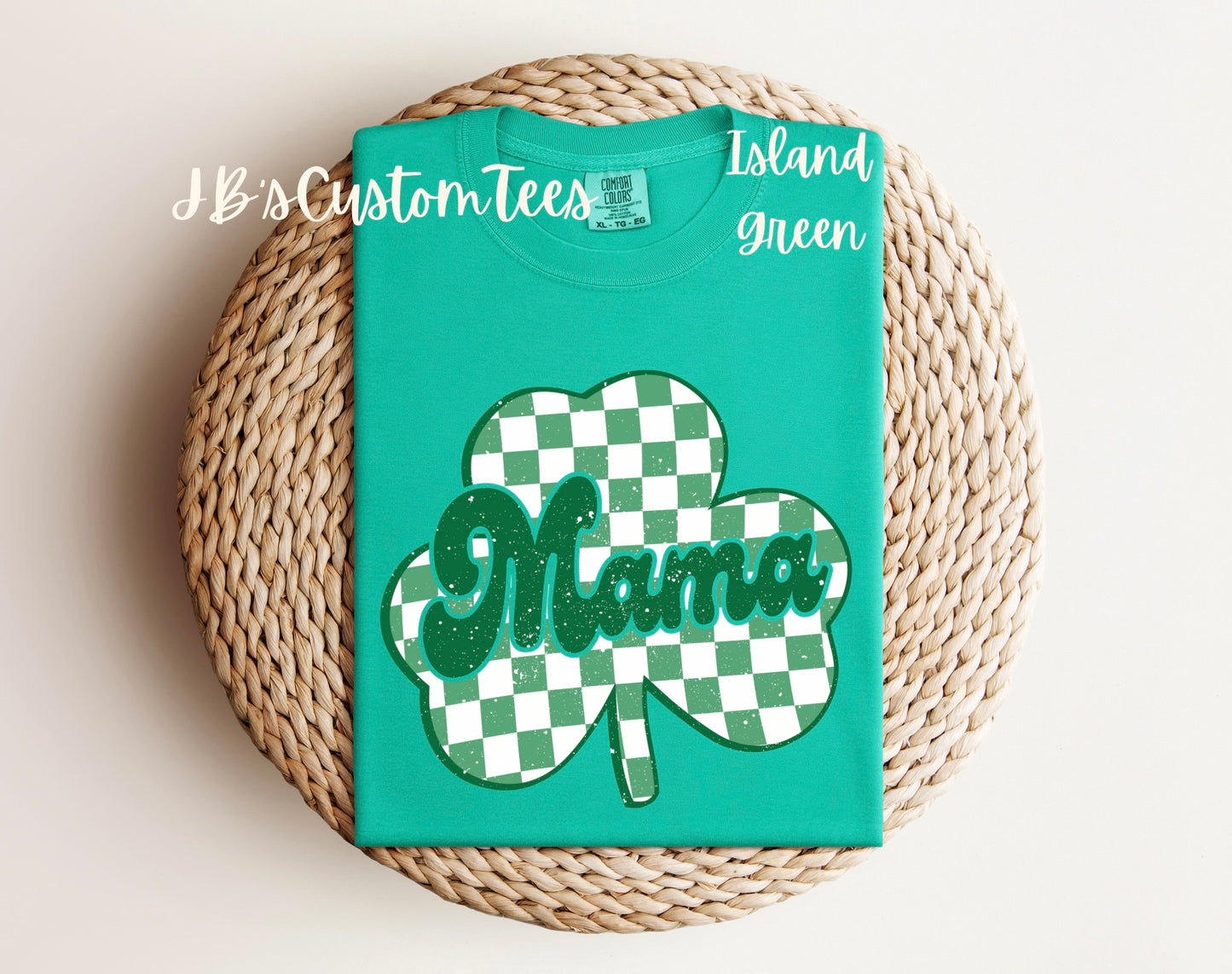 Checkered Mama/Mini Shamrock