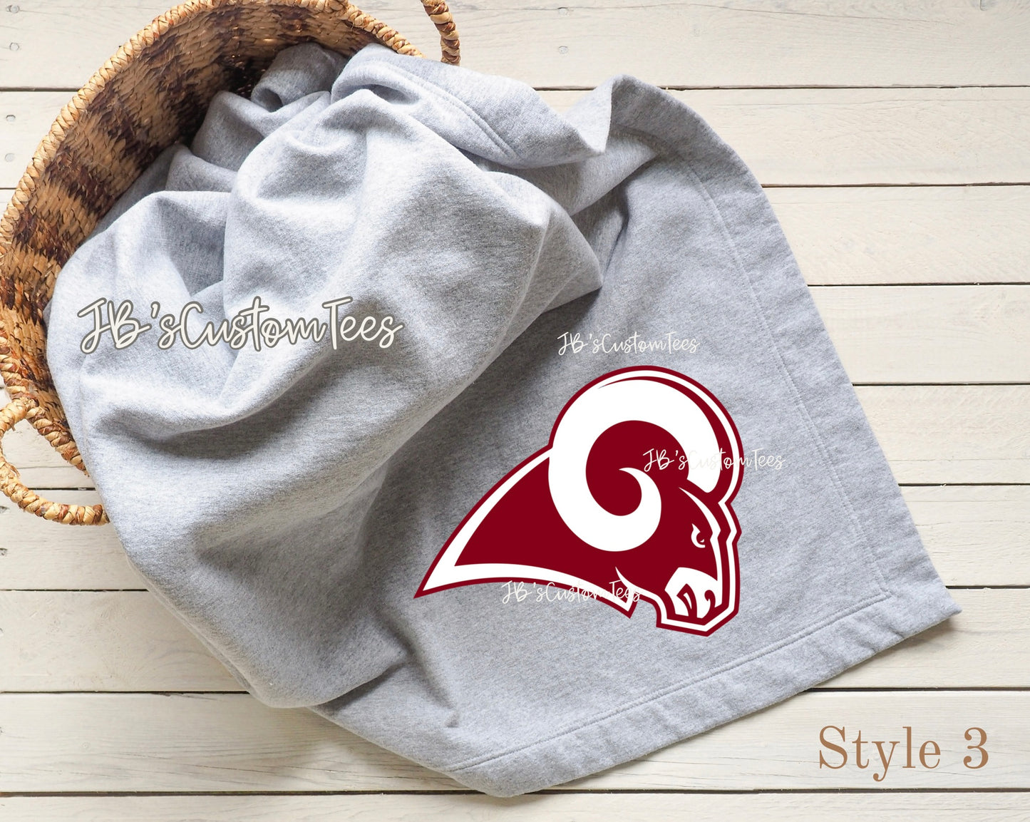 Sport Grey Stadium Blanket