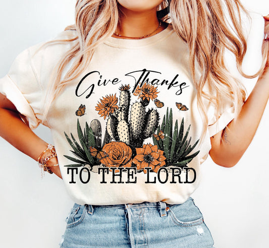 Give Thanks To The Lord