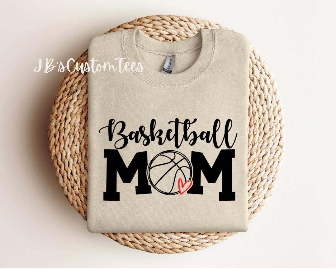 Basketball Mom Gildan Tee/Sweatshirt