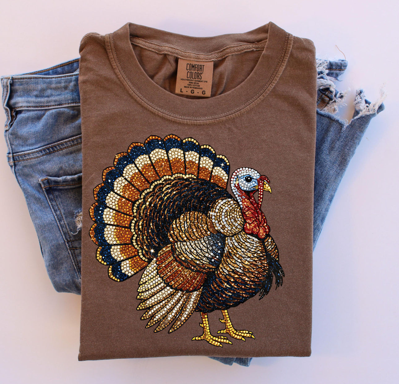 FAUX Rhinestone Turkey