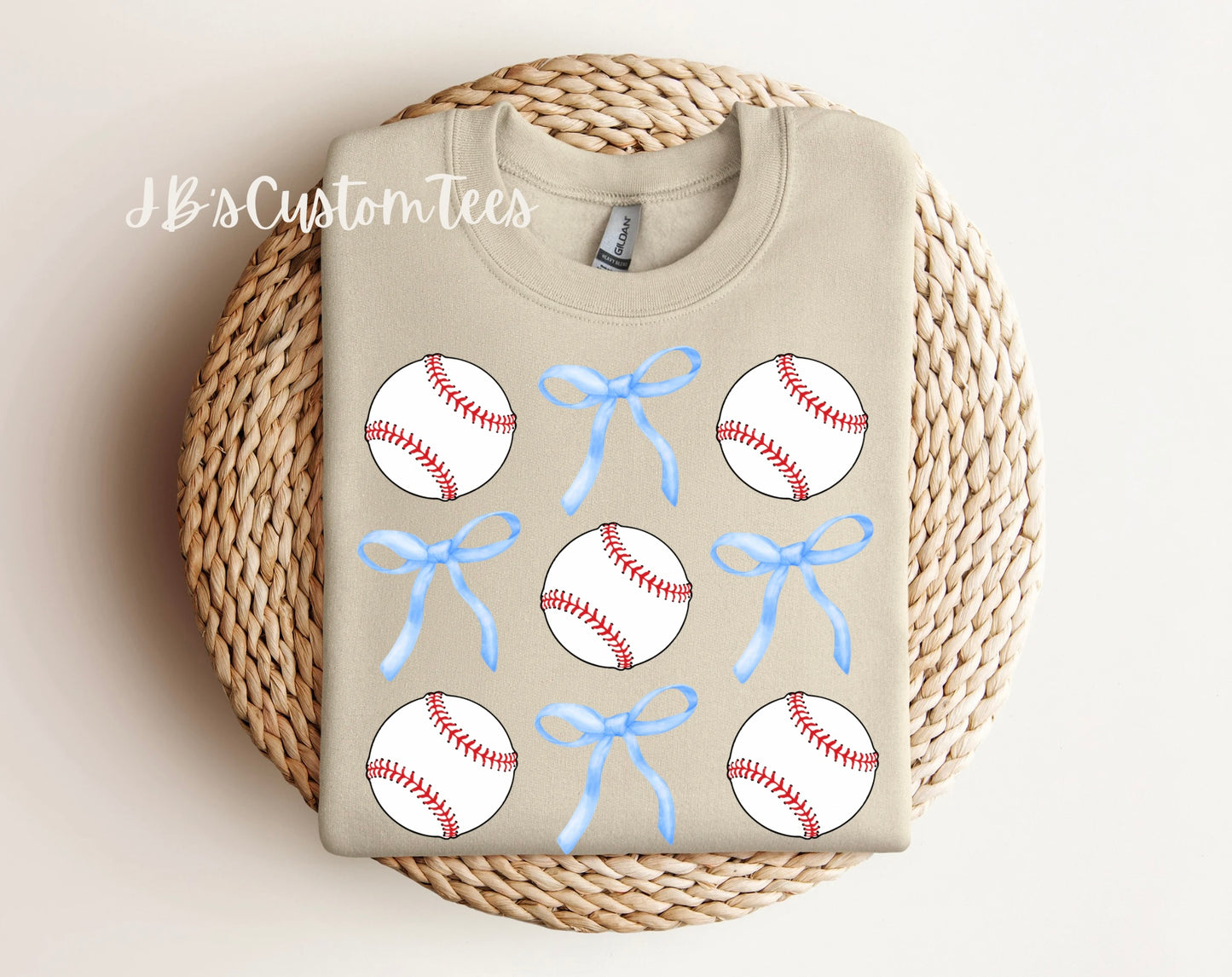 Bows & Baseballs Gildan Tee/Sweatshirt