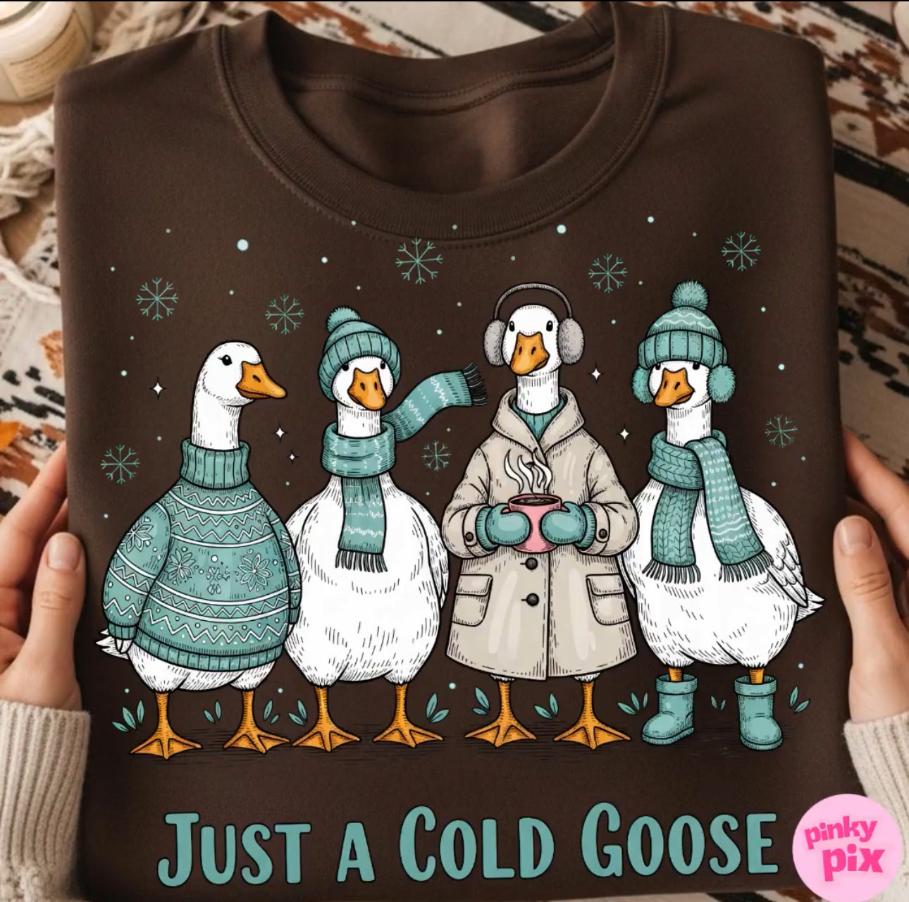 Just a cold goose!