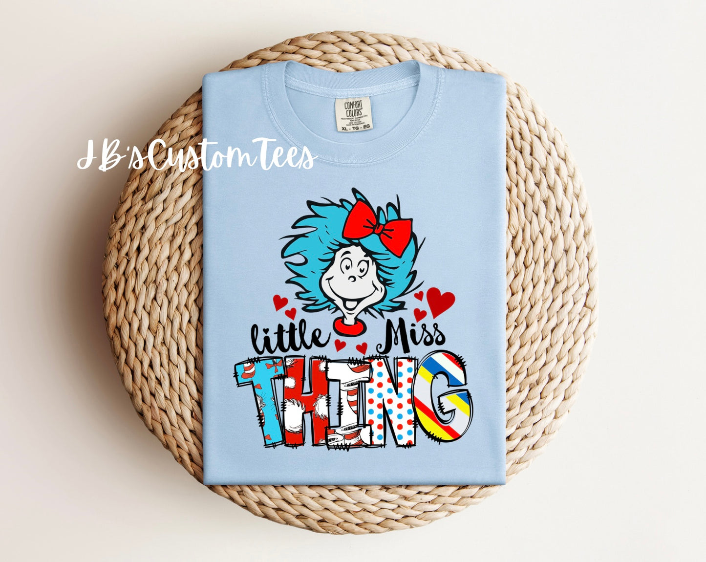 Dr. Seuss Little Miss Thing Youth Comfort Colors