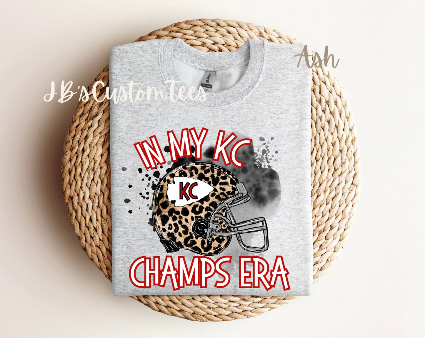 KC Chiefs Super Bowl Champions Crewneck Grey