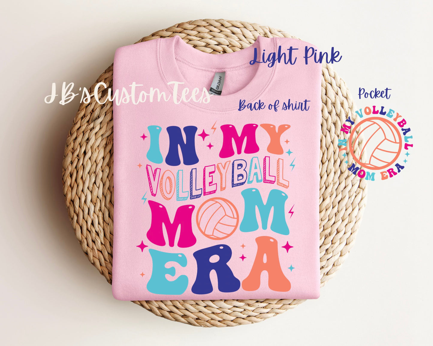 "In My Volleyball Mom" Era Crewneck