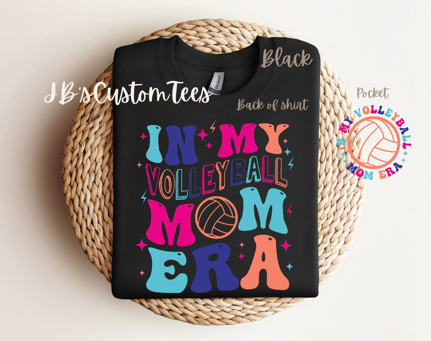 "In My Volleyball Mom" Era Crewneck