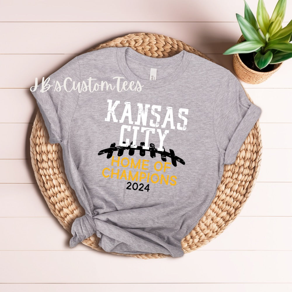 KC Cheifs Super Bowl Champion Bella Canvas Tee