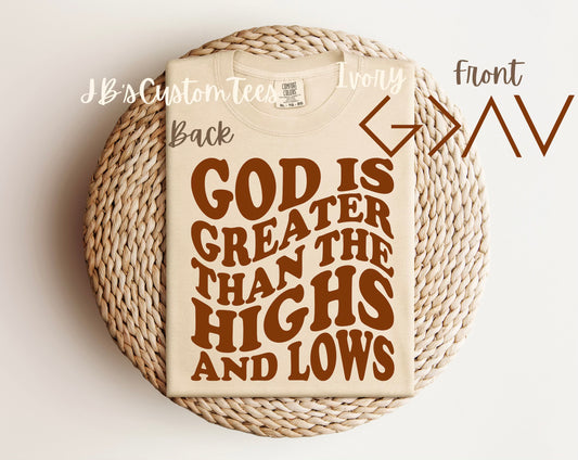 God Is Greater or Transformed By God's Love