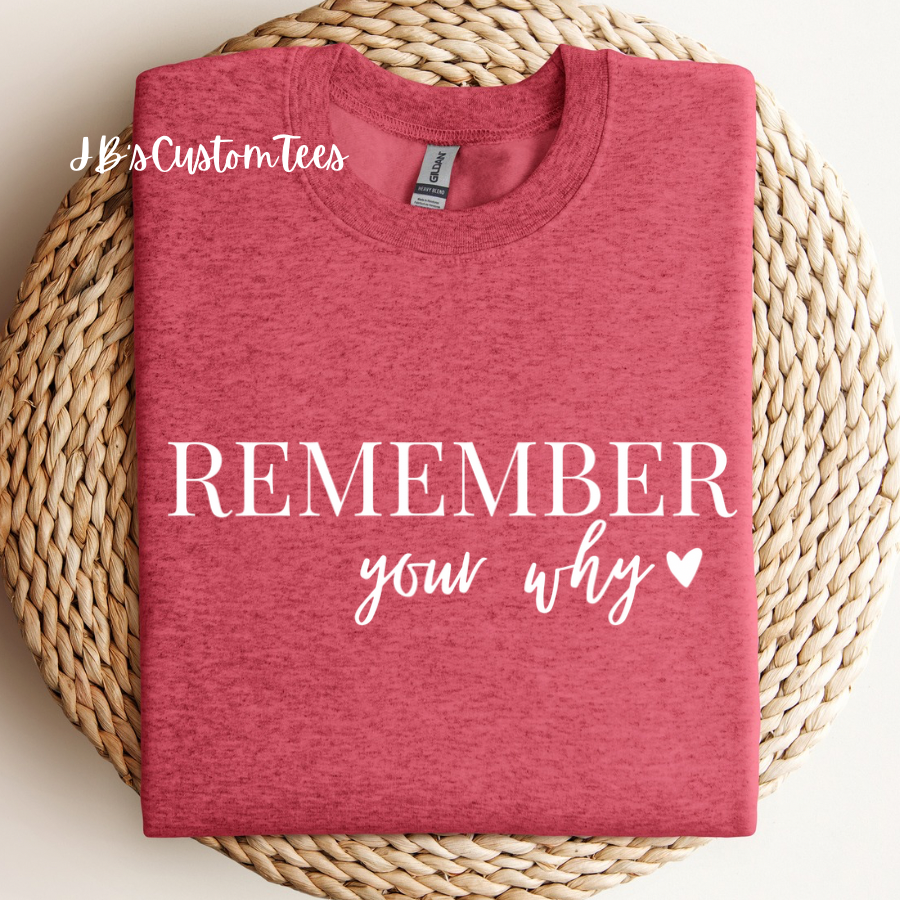 Remember Your Why - Gildan Sweatshirt