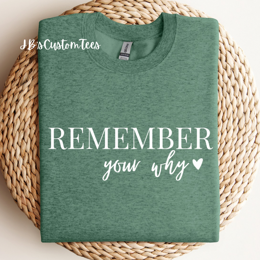 Remember Your Why - Gildan Sweatshirt