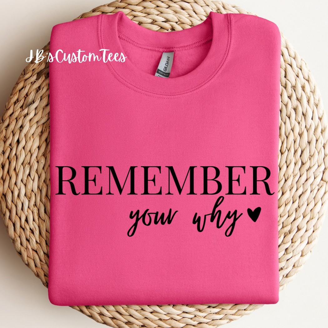 Remember Your Why - Gildan Sweatshirt