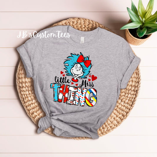 Dr. Seuss “Little Miss Thing” Youth Bella Canvas