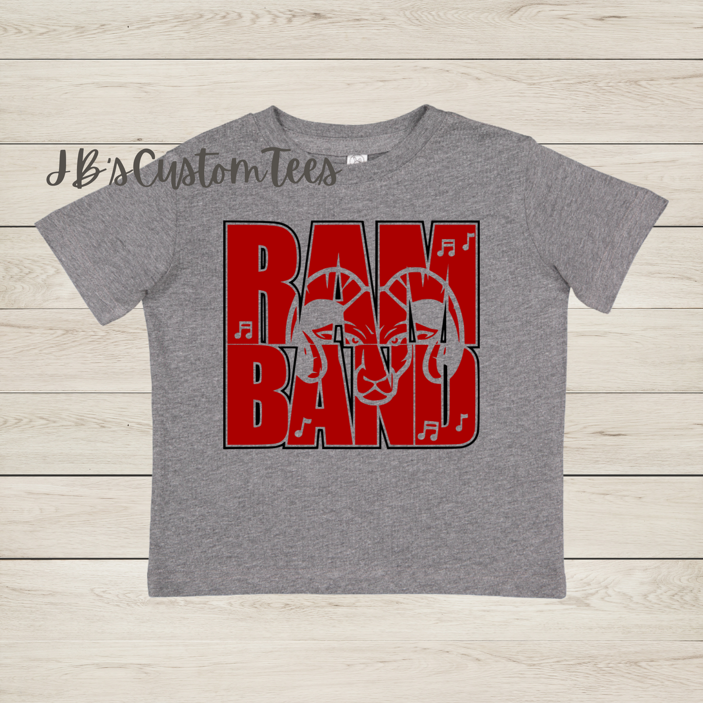 Owasso Rams Grey Toddler Tee - Rabbit Skins