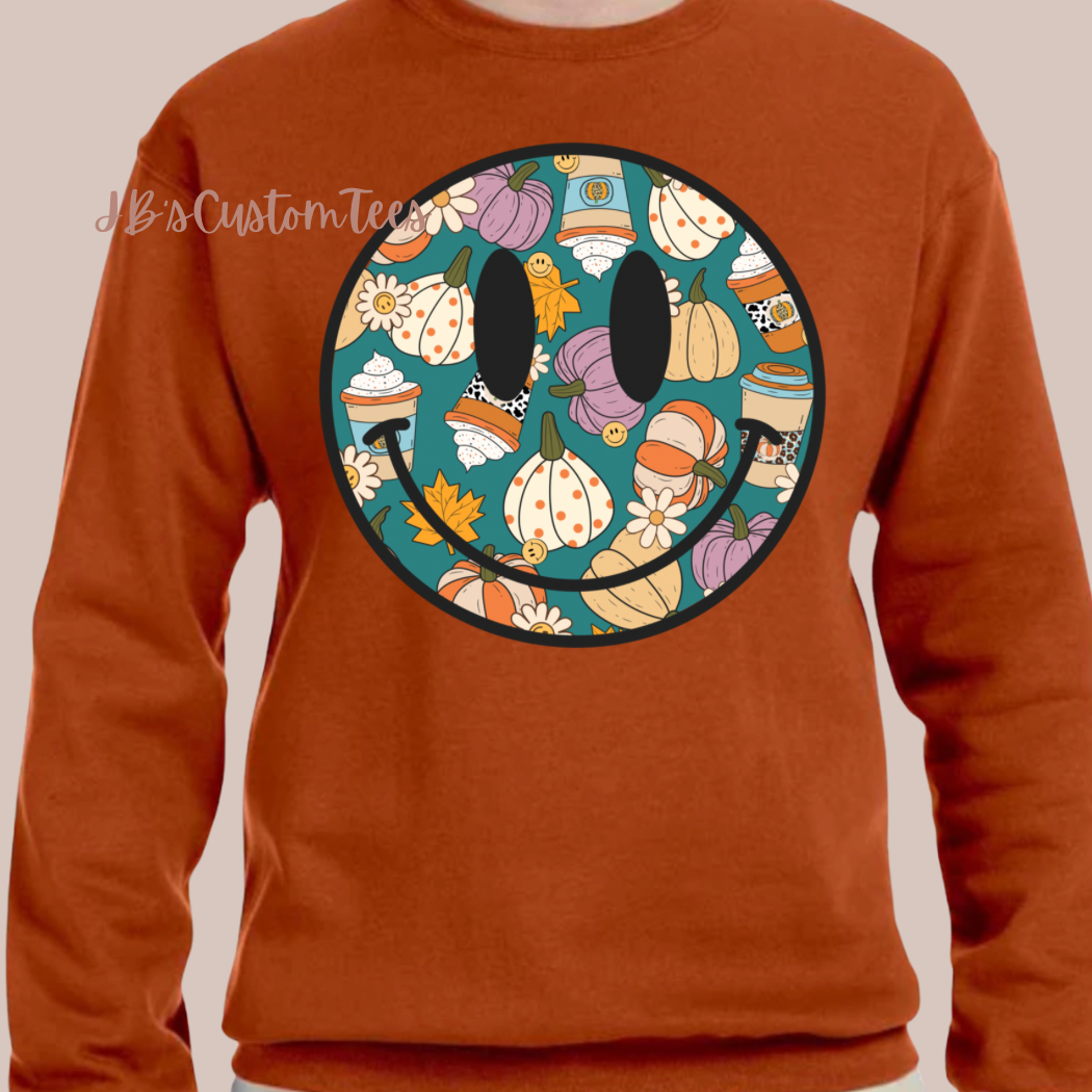 Pumpkin Spice Smiley Sweatshirt